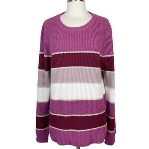 Stitch Fix l Pink Clover Color Block Sweater, XL